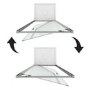 Porta Parete Doccia 1 Anta Battente In Cristallo Trasparente 6mm H185 Fosterberg Koge Varie Misure