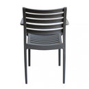 Poltrona Eveline 58,5x55,2x84 cm  in Polipropilene Taupe