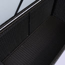 Baule da Esterno da 284L Apertura con Pistone a Gas 118x54x59 cm in Rattan PE Marrone Scuro 