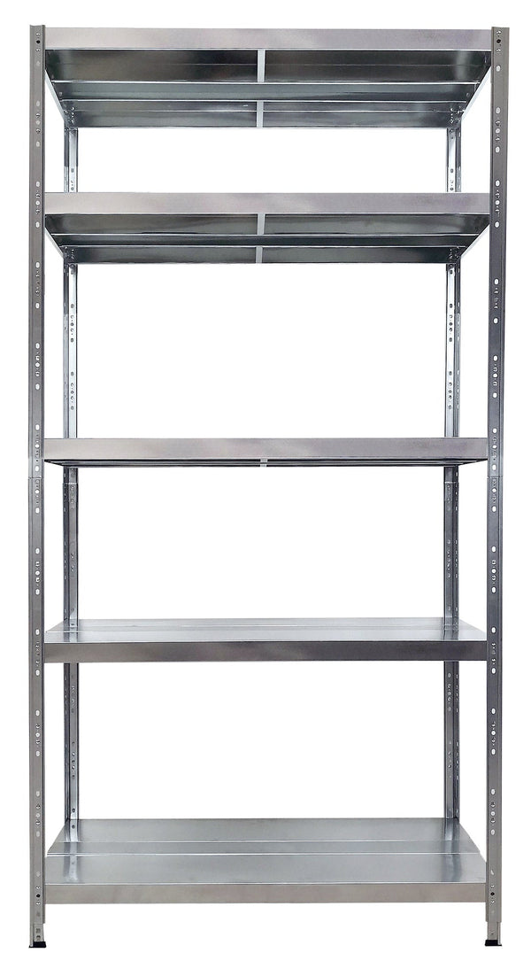 prezzo Scaffale in Metallo 5 Ripiani 100x50x195 cm Maciste Zincato