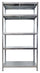 Scaffale in Metallo 5 Ripiani 120x50x195 cm Maciste Zincato
