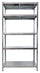Scaffale in Metallo 5 Ripiani 120x50x195 cm Maciste Zincato