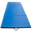 Tappetino Fitness e Yoga Pieghevole Blu 305x122x5 cm 