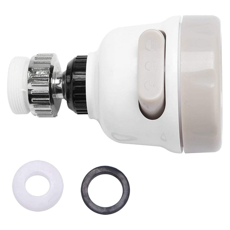 Filtro rubinetto rotante a 360° in ABS resistente 3 spruzzi
