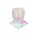 Set 4 Sottobicchieri 10x10x1 cm  in Ceramica VdE Tivoli 1996 Shades of Provence