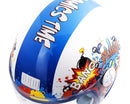 Casco Jet per Bambini Visiera Lunga CGM Comics 206G Blu