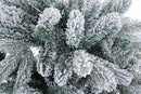 Albero di Natale Artificiale Pendente Innevato Verde Varie Misure