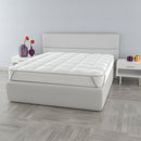 Topper Trapuntato 300 gr/mq con Elastici Basic Bianco Varie Misure