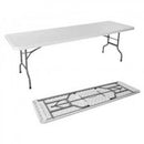 Tavolo Catering 180x75x74 h cm in Acciaio Bianco