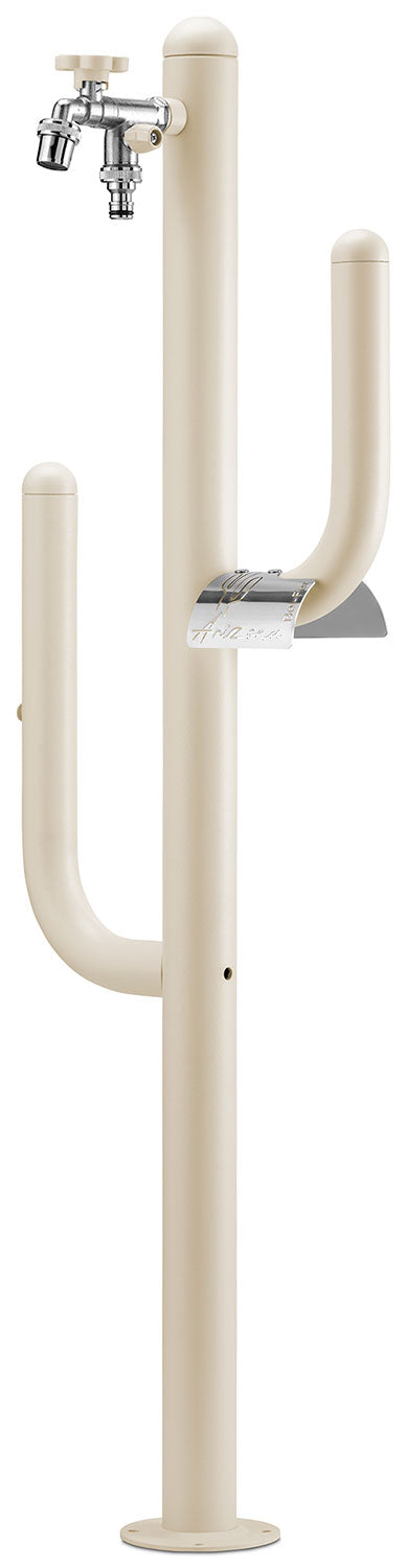 Fontana a Colonna Rubinetto Doppio in Ottone e Porta Tubo Arizona Belfer 42/ARZ Avorio online