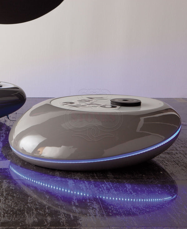 TavolinoSalotto in Resina con Led/ Top in Vetro Bowl Led sconto