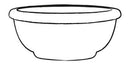 Vaso Ø50x22 cm in Polietilene Tulli Ciotola Castello Classic 50 Cappuccino