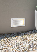 Applique da Esterno a Led in Alluminio Bianco Opaco