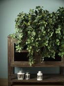 Set 2 Edera Artificiale English Ivy con 129 Foglie Altezza 68 cm Verde