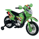 Moto Elettrica per Bambini 6V Kidfun Enduro Verde