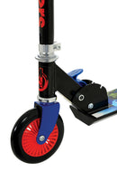 Monopattino per Bambini a 2 Ruote Licenza Marvel Avengers Ruote Antiforatura con Cuscinetti a Sfera ABEC6 Peso Max 50 kg in Alluminio Nero Multi