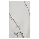 Pensile Cucina con Anta a Ribalta 40x32x72 cm in Legno Bianco Effetto Marmo      