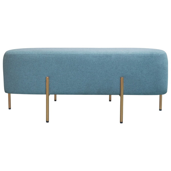 prezzo Pouf Poggiapiedi 97x39x40 cm in Tessuto Kate Verde