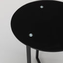 Tavolino in Metallo Ø49x61,5 cm TFT Ayan Nero