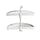 Cestello Girevole Ø65 cm per Mobile da Cucina 80 cm in Plastica Emuca Bianco