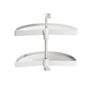 Cestello Girevole Ø65 cm per Mobile da Cucina 80 cm in Plastica Emuca Bianco