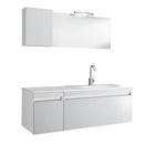 Mobile da Bagno sospeso Bali 01 Twist Bianco TFT