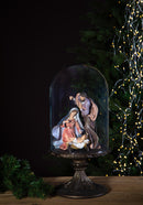 Natività con Cover H35 cm in Resina e Vetro