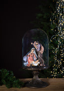 Natività con Cover H35 cm in Resina e Vetro