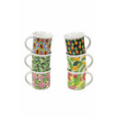 Set 6 Tazzine da Caffè Ø6,5x6,3 cm in Bone China VdE Tivoli 1996 Esotica