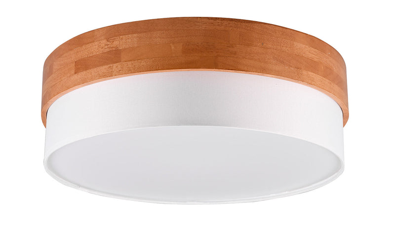 Plafoniera da Interno Attacco E27 in Metallo Nichel Satinato 