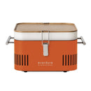 Barbecue Portatile a Carbone Carbonella 42,5x34,7x 23 cm in Metallo Cube Arancio