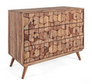 Cassettiera 3 Cassetti 87,5x40x77h cm Kant 