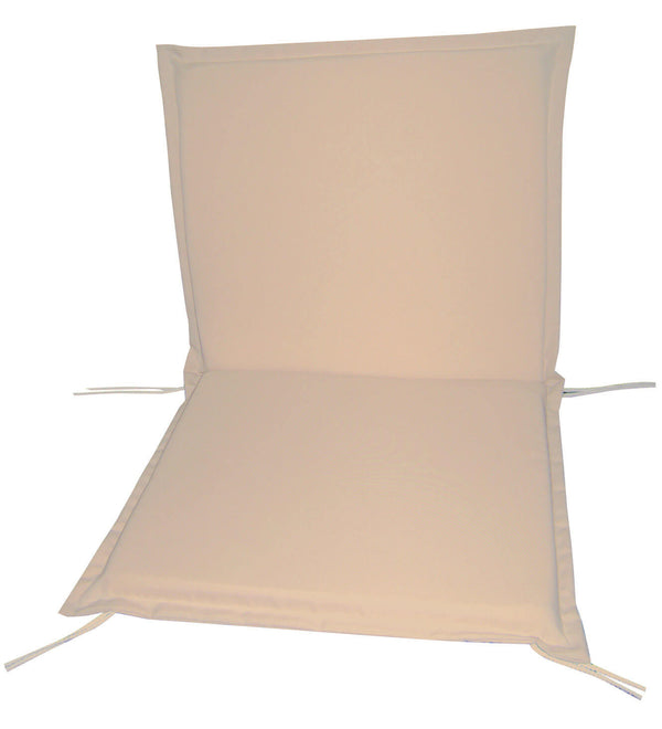 acquista Cuscino per Poltrona da Giardino 96x53cm Bauer Summer Ecrù