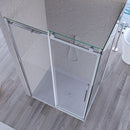 Box Doccia Angolare 1 Anta Scorrevole in Cristallo Trasparente 8mm H195 Bonussi Alina Varie Misure