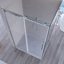 Box Doccia Angolare 1 Anta Scorrevole in Cristallo Trasparente 8mm H195 Bonussi Alina Varie Misure
