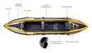 Kayak Gonfiabile Biposto 350x78x52cm ZRAY St.Croix