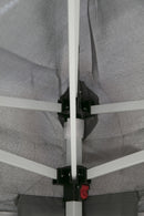 Gazebo da Giardino in Alluminio Richiudibile 3x3m Soriani Tenerè Grigio