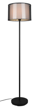 Piantana da Interno Attacco E27 in Metallo Nero Opaco