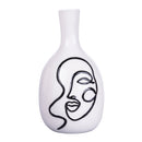 Vaso con Viso Ø12,6x23 cm  in Ceramica VdE Tivoli 1996 Vis a Vis
