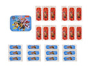 Set 12 Box per Bambini con 24 Cerotti Ciascuno 2 Misure in Metallo Paw Patrol