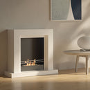 Camino a Bioetanolo da Pavimento 70x30x70 cm 2000W 1L Camogli Bianco 