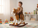 Cavallo a Dondolo per Bimbi con Suoni Altezza 46 cm Fulmine      