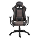 Sedia da Gaming Ergonomica in Similpelle  Marrone e Nero