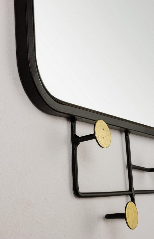 Specchio con Appendini Korbit T15 in Metallo