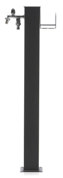 Fontana da Giardino con Doppio Rubinetto Belfer 42/QRR Grigio Antracite