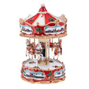 Carosello Natale con musica e movimento 24,5 cm 
