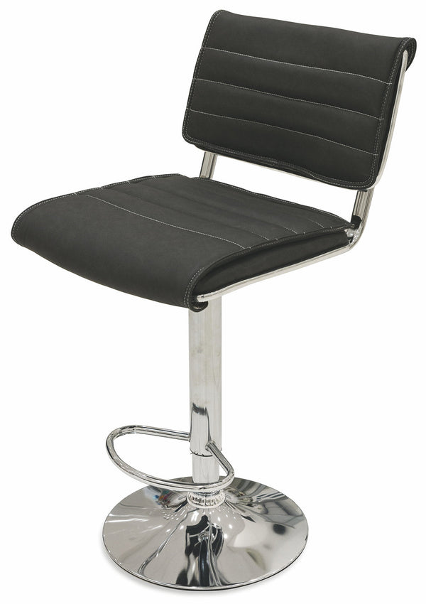 Sgabello 91x44x51 cm in Similpelle Soriani Nero sconto