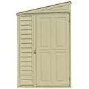 Casetta da Giardino Porta Attrezzi 122x240x188 cm in PVC Avorio