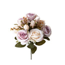 Set 3 Bouquet Artificiali Rose Anticato 39 cm 