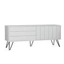 Mobile TV 2 Ante 3 Ripiani 57x139x36 cm in MDF Piccadilly Bianco